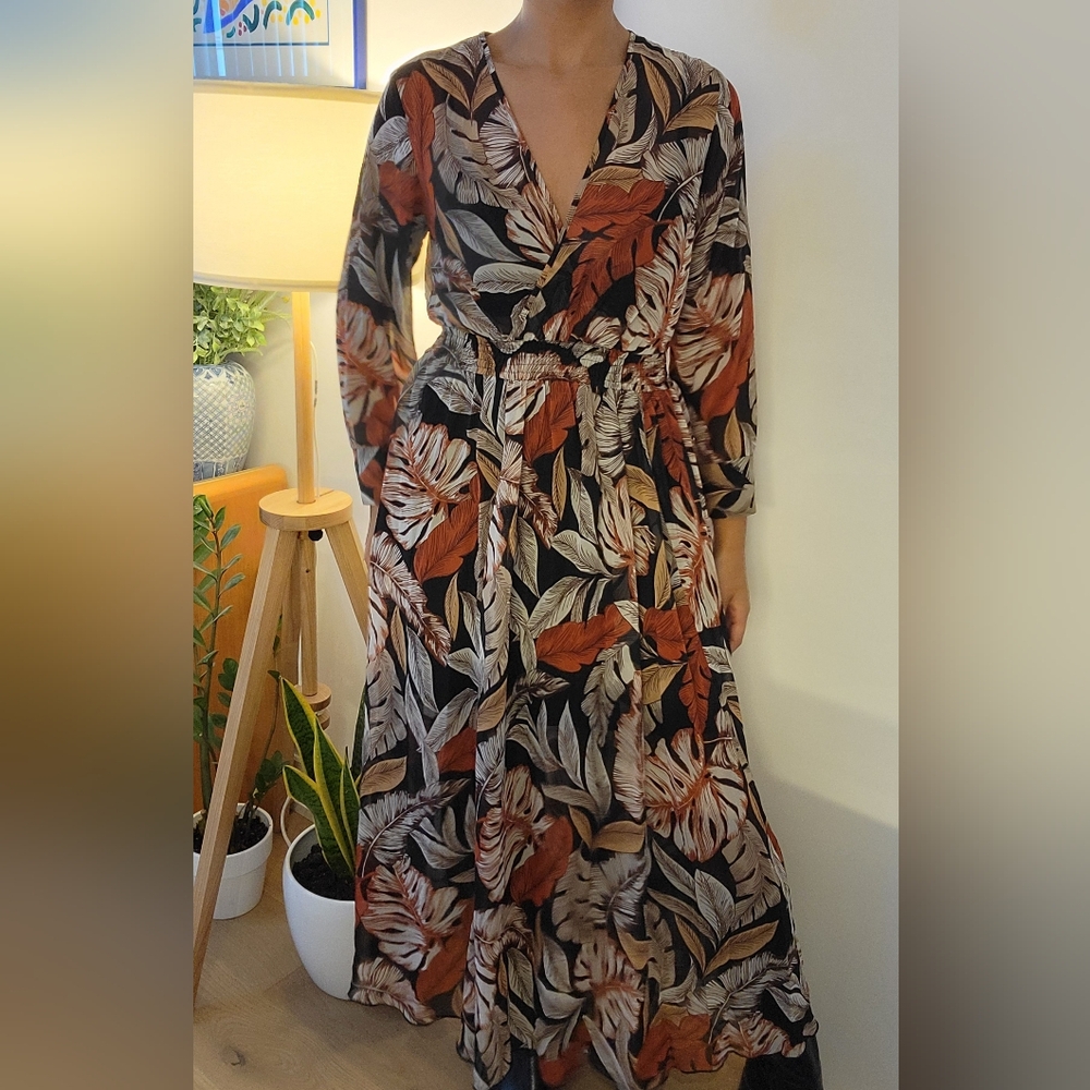 Long Sleeve Autumn Maxi Dress
